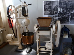 Staré stroje pre výrobu čokolády