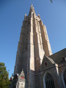 Veža Chrámu Matky Božej v Bruggách