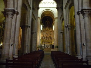 Coimbra - Stará katedrála - Hlavná loď