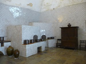 Palácová kuchyňa, kde sa varievalo pre kráľa