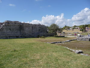 Ruiny starobylého mayského mesta v Tulume