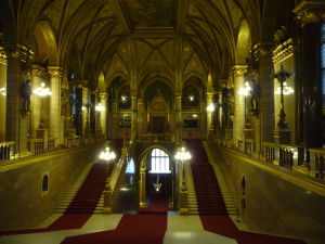 Maďarský parlament - Interiéry