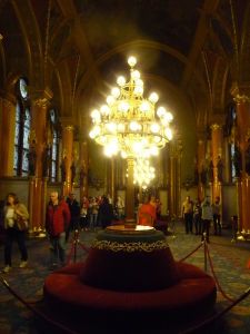 Maďarský parlament - Interiéry