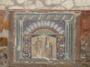 Mozaika znázorňujúca Neptúna a Amfitritu