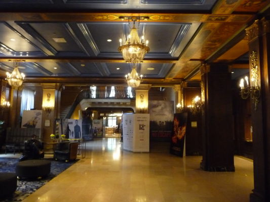 Vnútorné priestory hotela Le Château Frontenac v Québecu