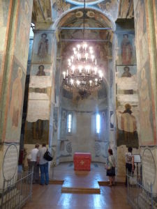 Kláštor premeny Spasiteľa - Fresky v katedrále