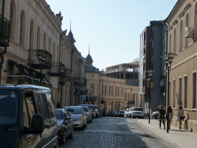 Ulice v centre Kutaisi
