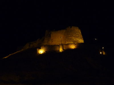 Nočné osvetlenie hradu