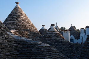 Typické strechy trulli