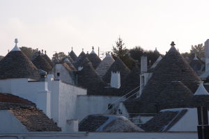 Typické strechy trulli
