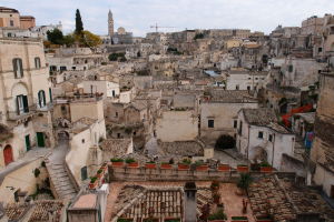 Výhľad na staré mesto Matera