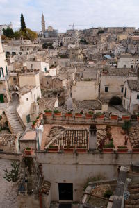 Výhľad na staré mesto Matera