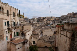 Výhľad na staré mesto Matera