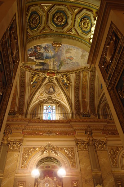 Katedrála Nanebovstúpenia Panny Márie v Córdobe - Bohato zdobený strop