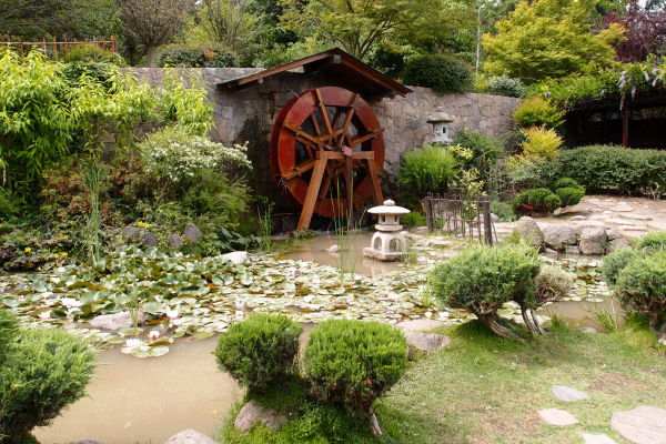 Japonská záhrada na kopci San Cristóbal v Santiagu