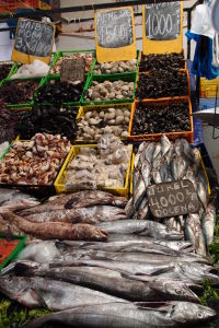 Rybí trh Caleta Portales