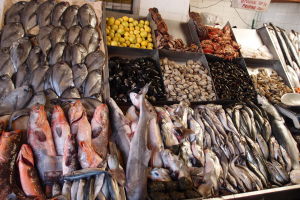 Rybí trh Caleta Portales
