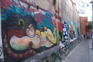 Graffiti vo Valparaíse