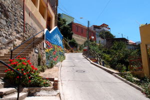 Farebné domy vo štvrti Bellavista