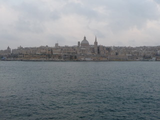 La Valletta pri pohľade zo Sliemy
