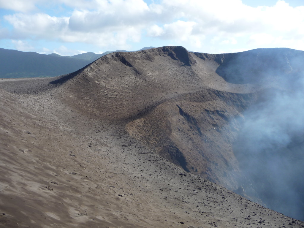 Sopka Mt. Yasur na ostrove Tanna