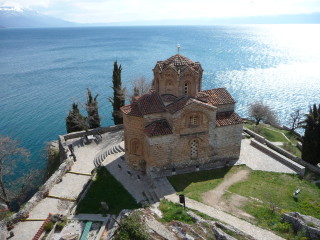Chrám sv. Jána na Kaneu a Ohridské jazero