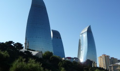 Plamenné veže - Typická moderná dominanta Baku