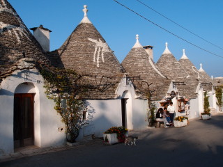 Domčeky trulli v Alberobello