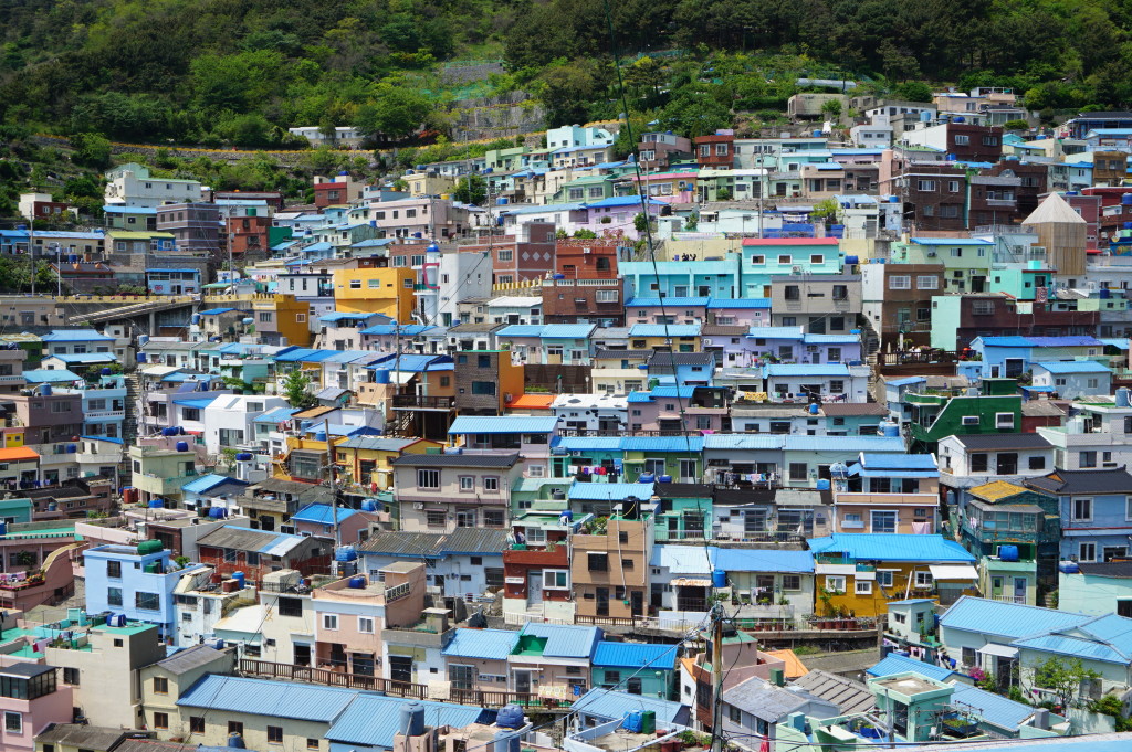 Štvrť Gamcheon-dong v Busane