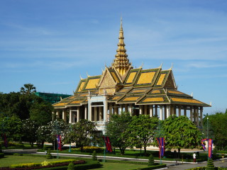 Preah Thineang Chan Chhaya, známy tiež ako Moonlight Pavilion (Pavilón mesačného svitu), v kráľovskom paláci v Phnom Penhu