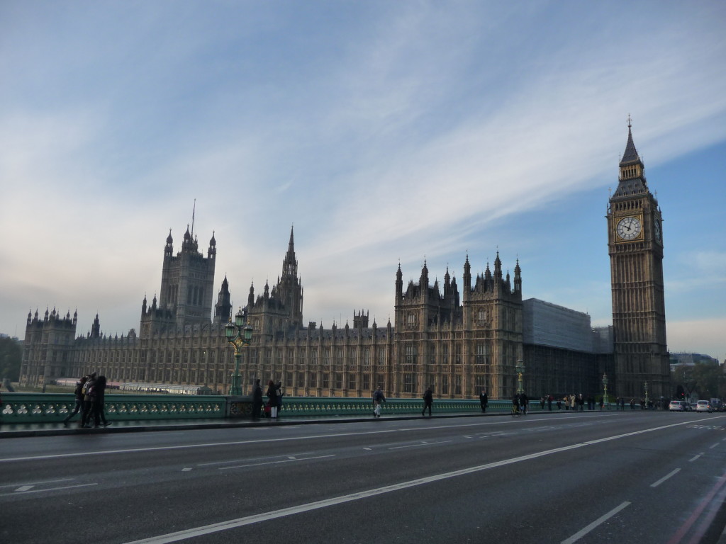Westminsterské opátstvo a Big Ben v Londýne